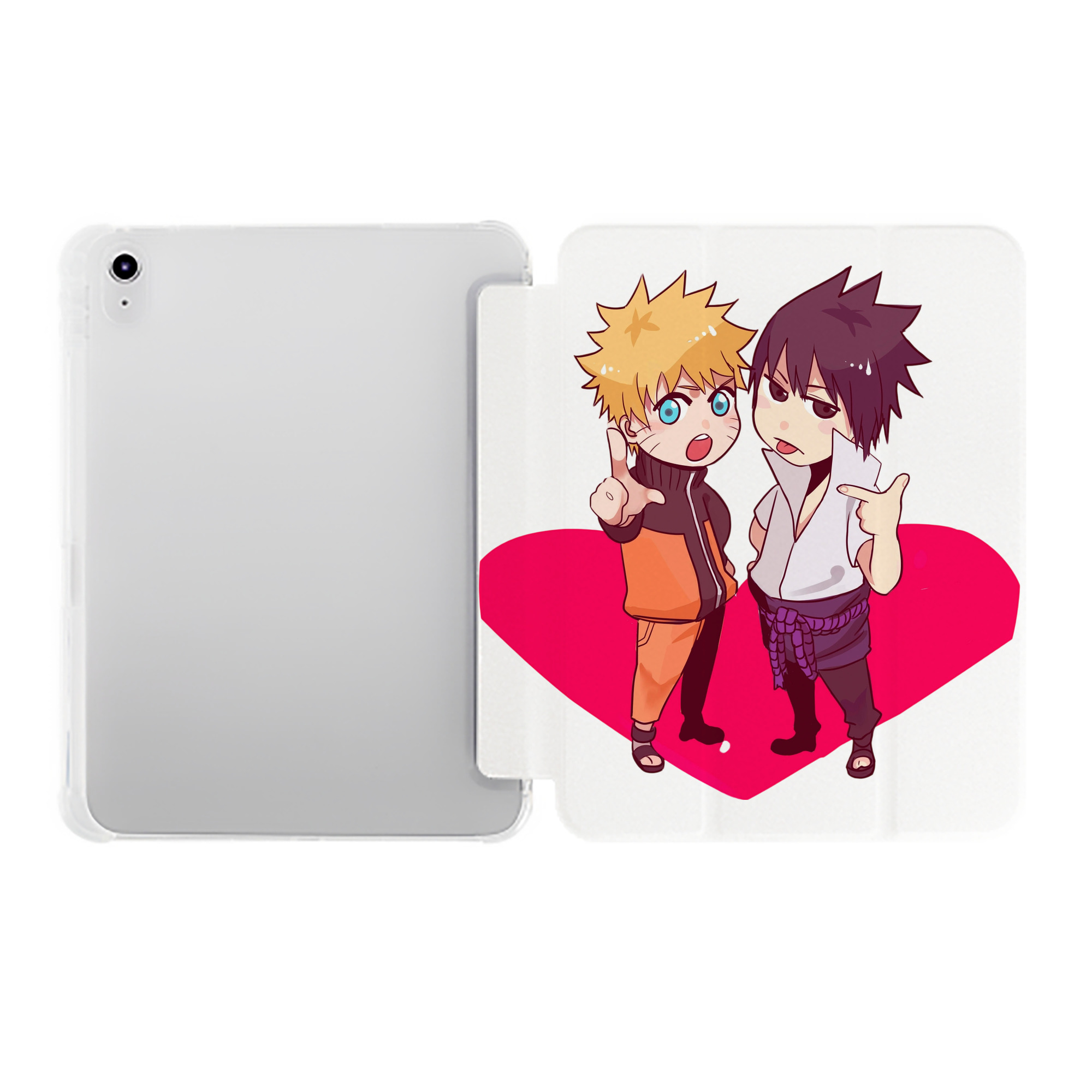 （画像用） NARUTO -ナルト- うずまき ナルト Uzumaki Naruto IPad ケース ペン収納付き 三つ折りスタンド PUレザー×シリコン 対応機種9.5/10.5/10.9インチ